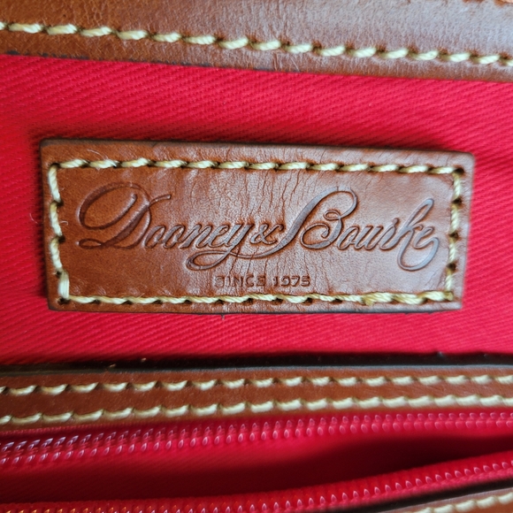 Dooney & Bourke Kelly Green Pebble Leather Zip Zip Satchel ~ VGUC ~ Timeless! - Picture 14 of 14